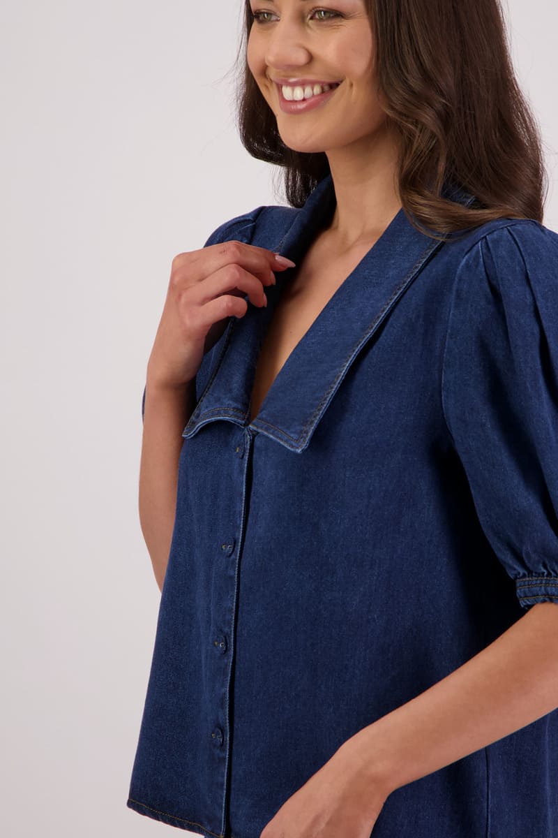 BRIARWOOD Toby Denim Shirt Blue