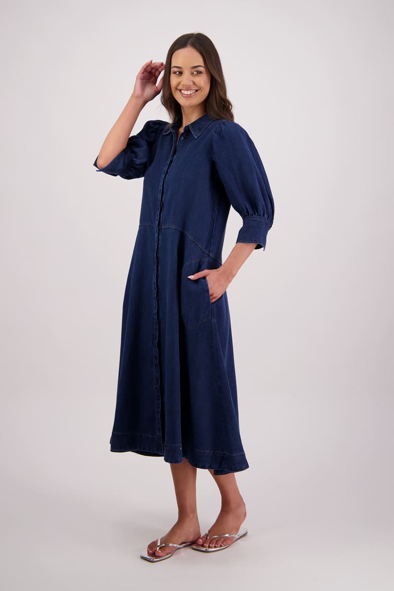 BRIARWOOD Tommy Shirt Dress Denim