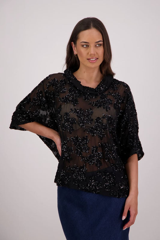 BRIARWOOD Treat Seq Top Black