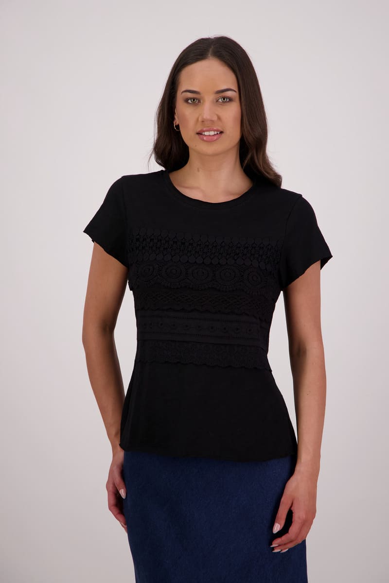 BRIARWOOD Trish Tee Black