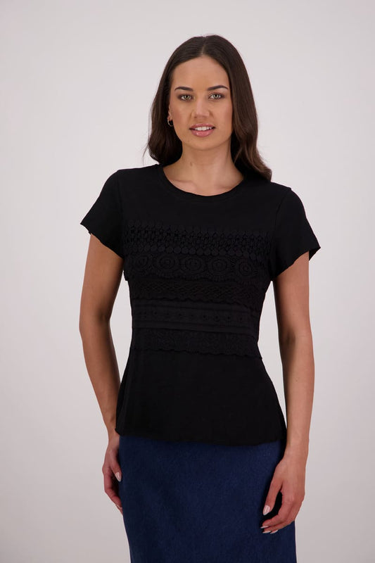 BRIARWOOD Trish Tee Black