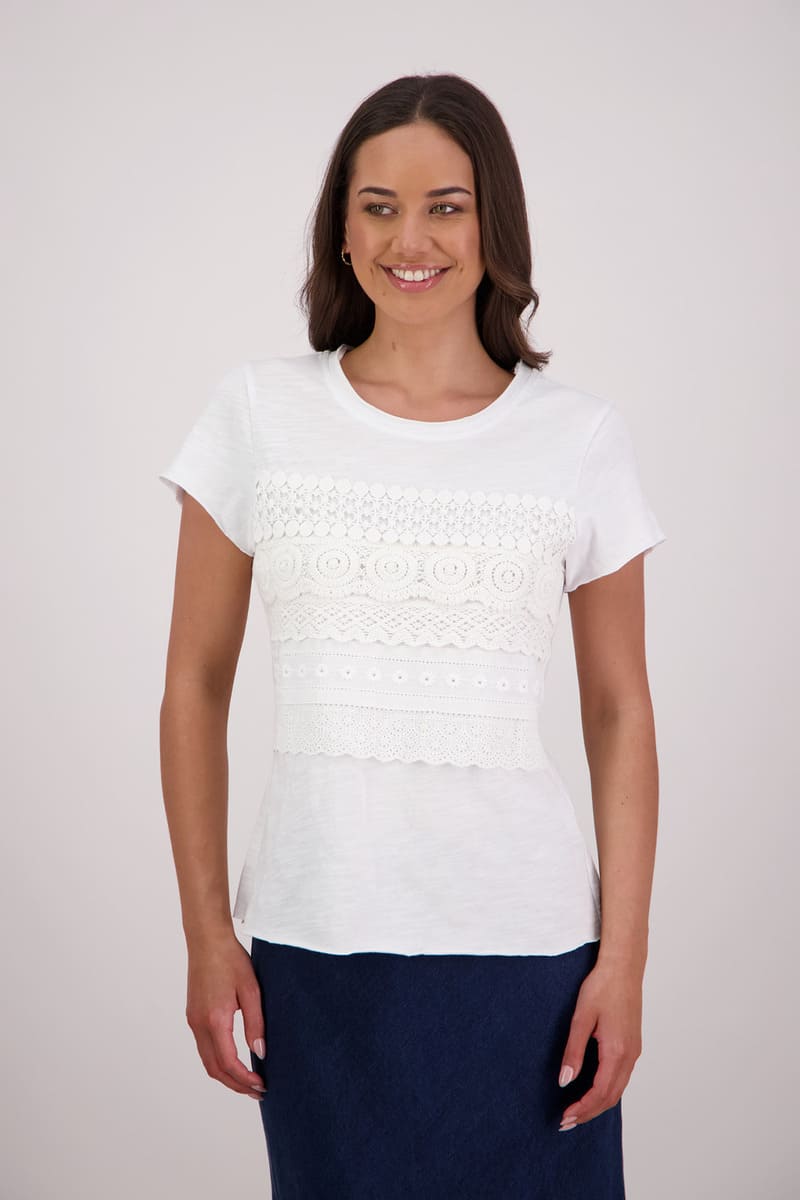 BRIARWOOD Trish Tee White