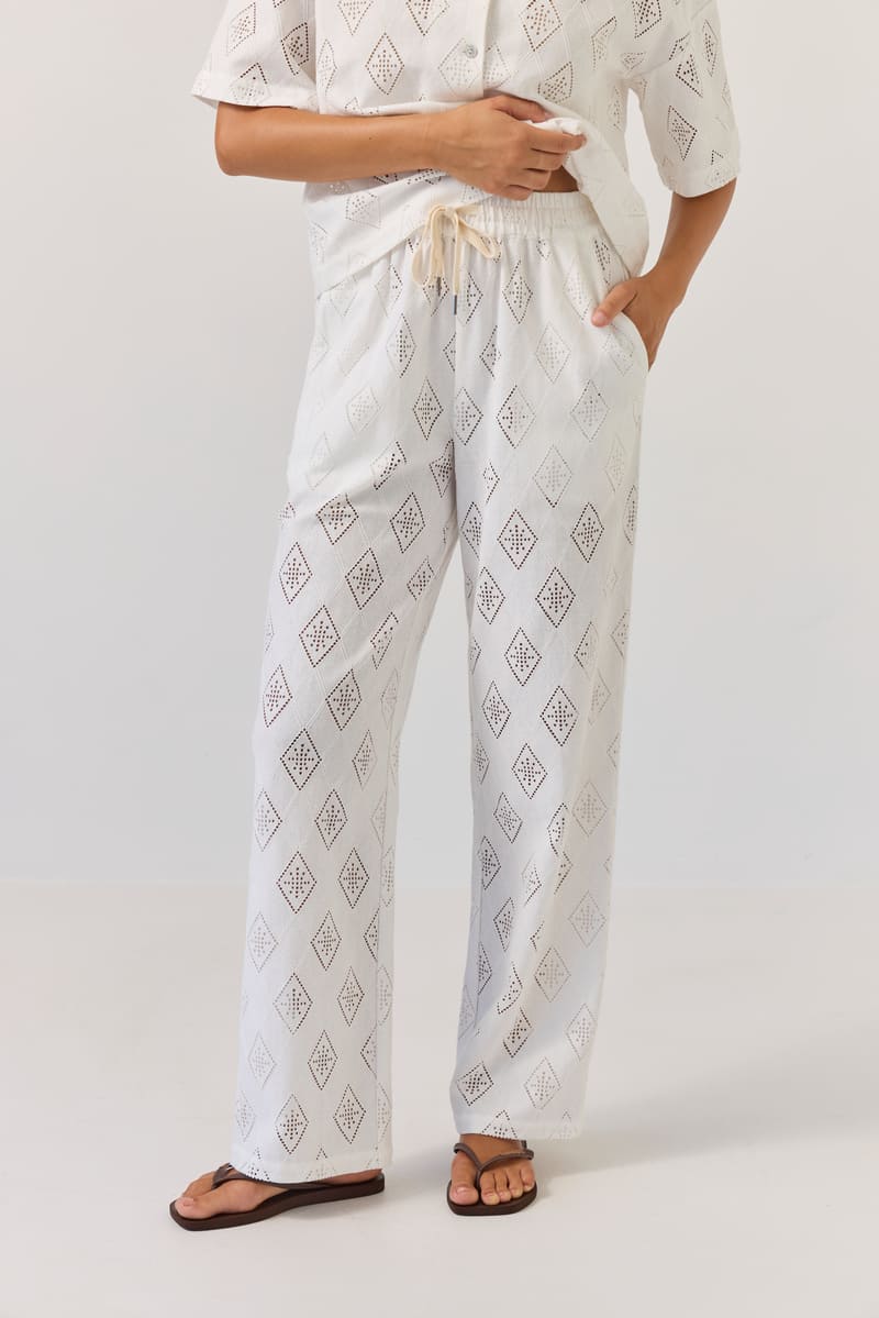 TUESDAY Coast Pants Diamond Ivory