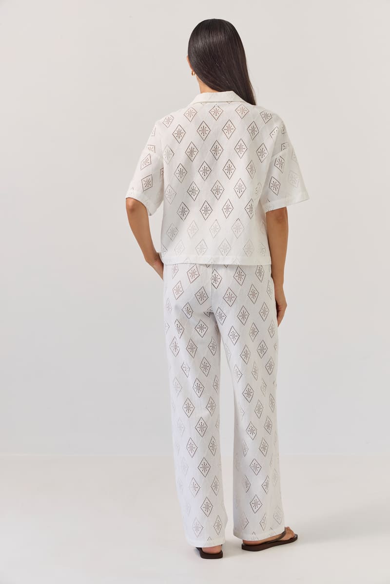 TUESDAY Coast Pants Diamond Ivory