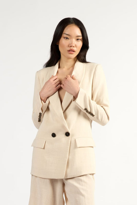 TUES Longline Blazer Oyster