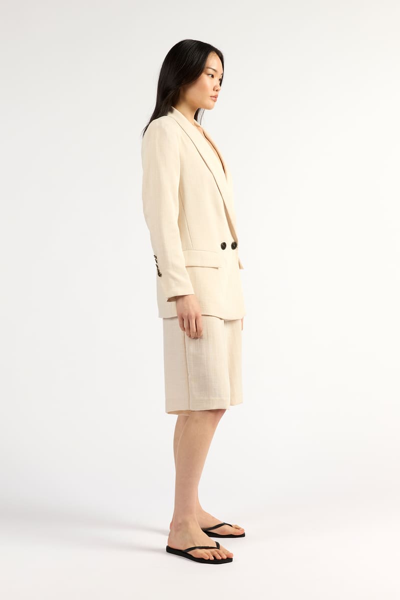 TUES Longline Blazer Oyster