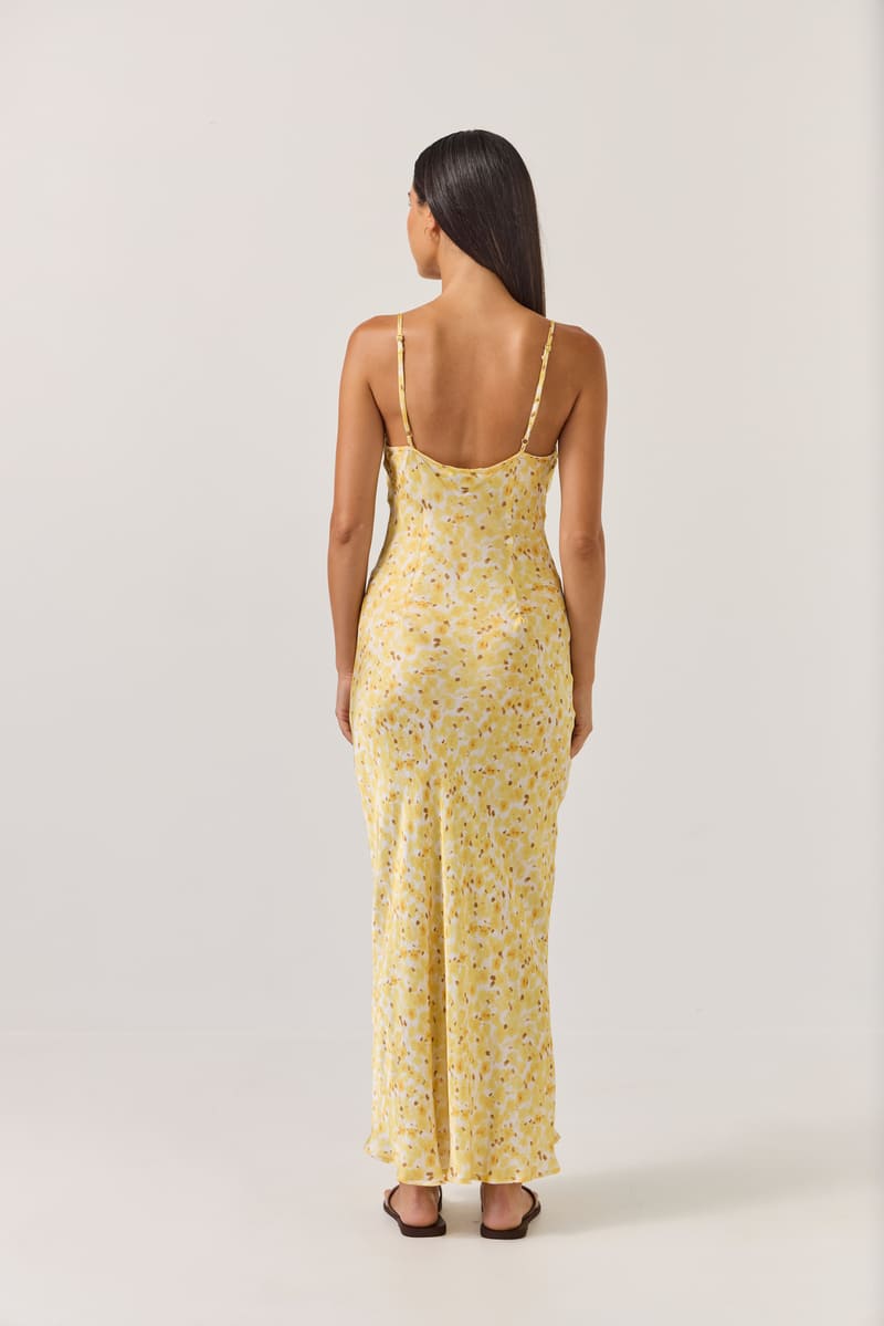 TUESDAY Formula Slip Dress Ray Flower