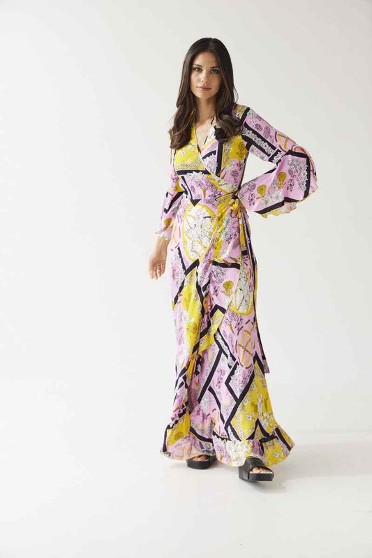TUES Alice Wrap Dress Jacuzzi
