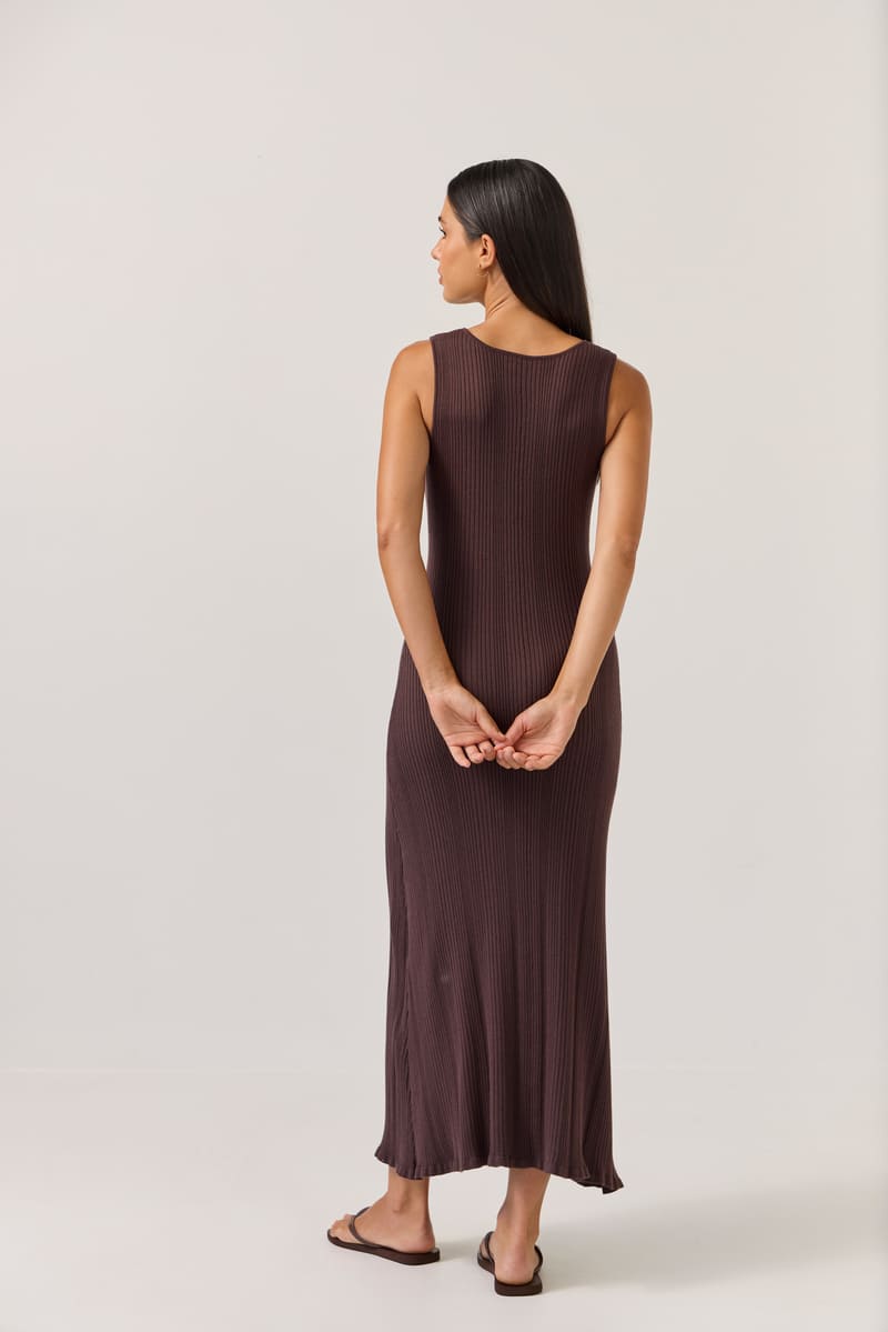 TUESDAY Manon Dress Coffee