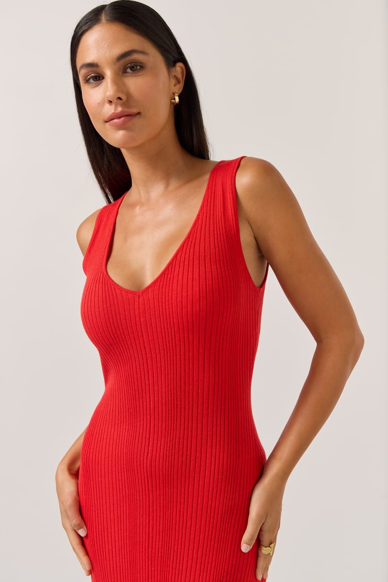 TUESDAY Manon Dress Chili