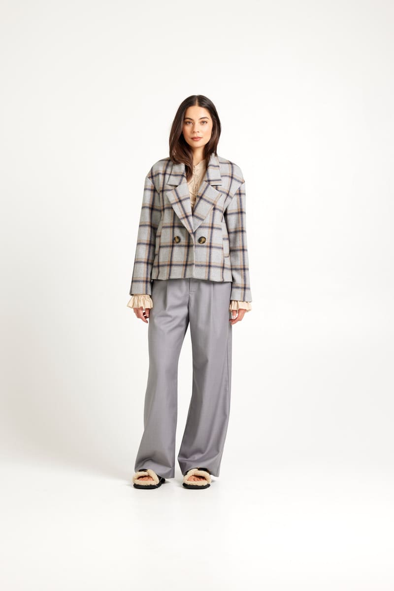 TUESDAY Emma Jacket SilverCheck