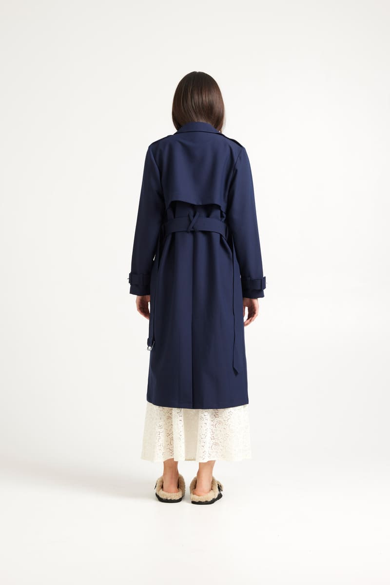 TUESDAY Trench Coat DNavy