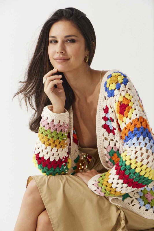 TUES Noah Crochet Cardy Rainbow