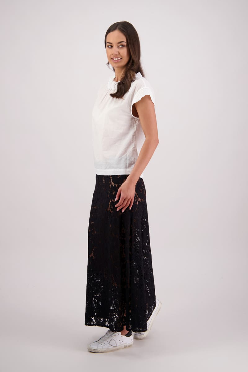 BRIARWOOD Twinkle Lace Skirt Black