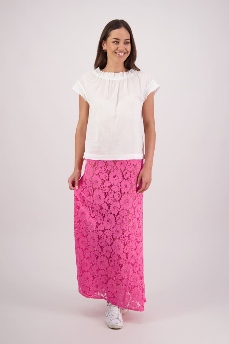 BRIARWOOD Twinkle Lace Skirt Pink