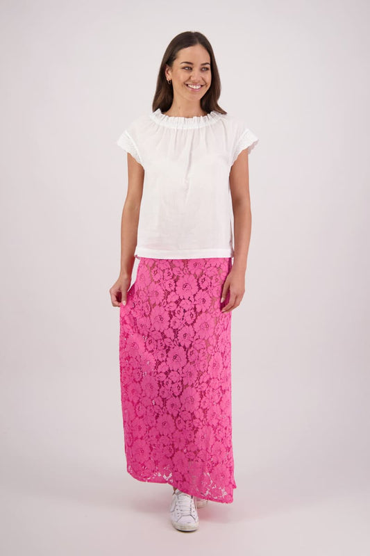 BRIARWOOD Twinkle Lace Skirt Pink