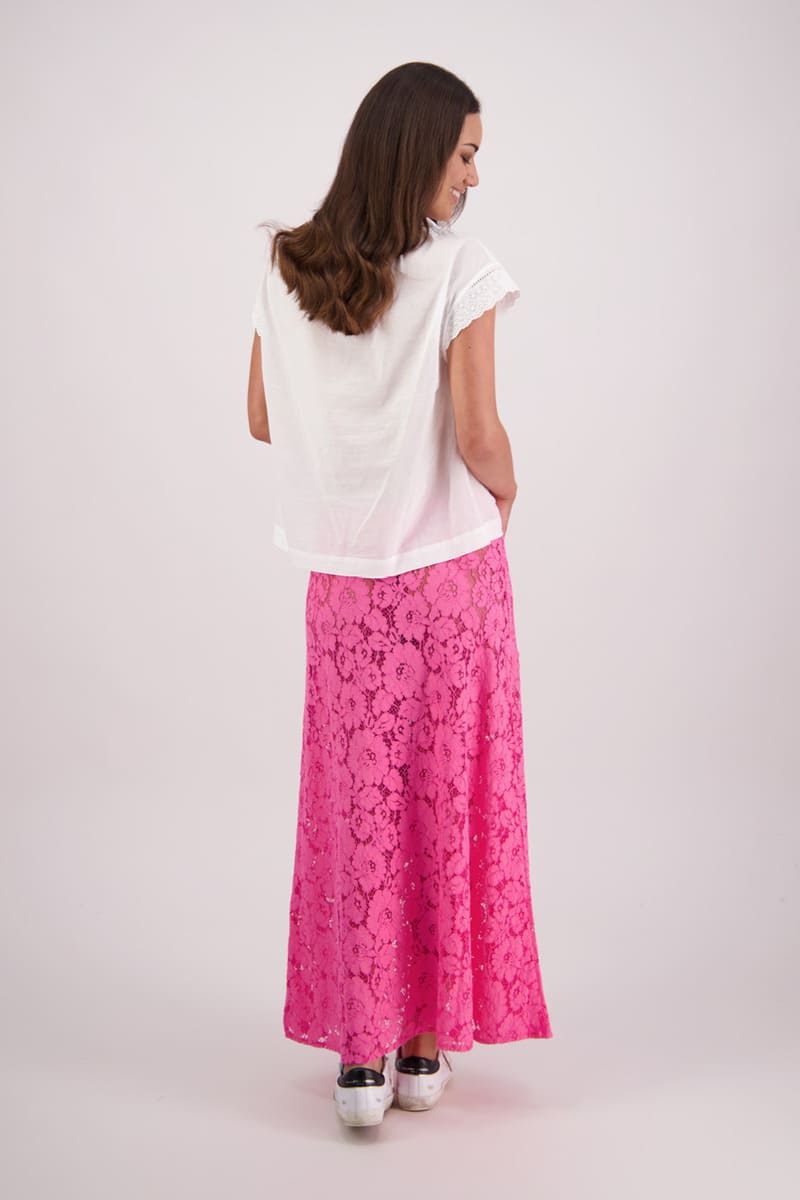 BRIARWOOD Twinkle Lace Skirt Pink