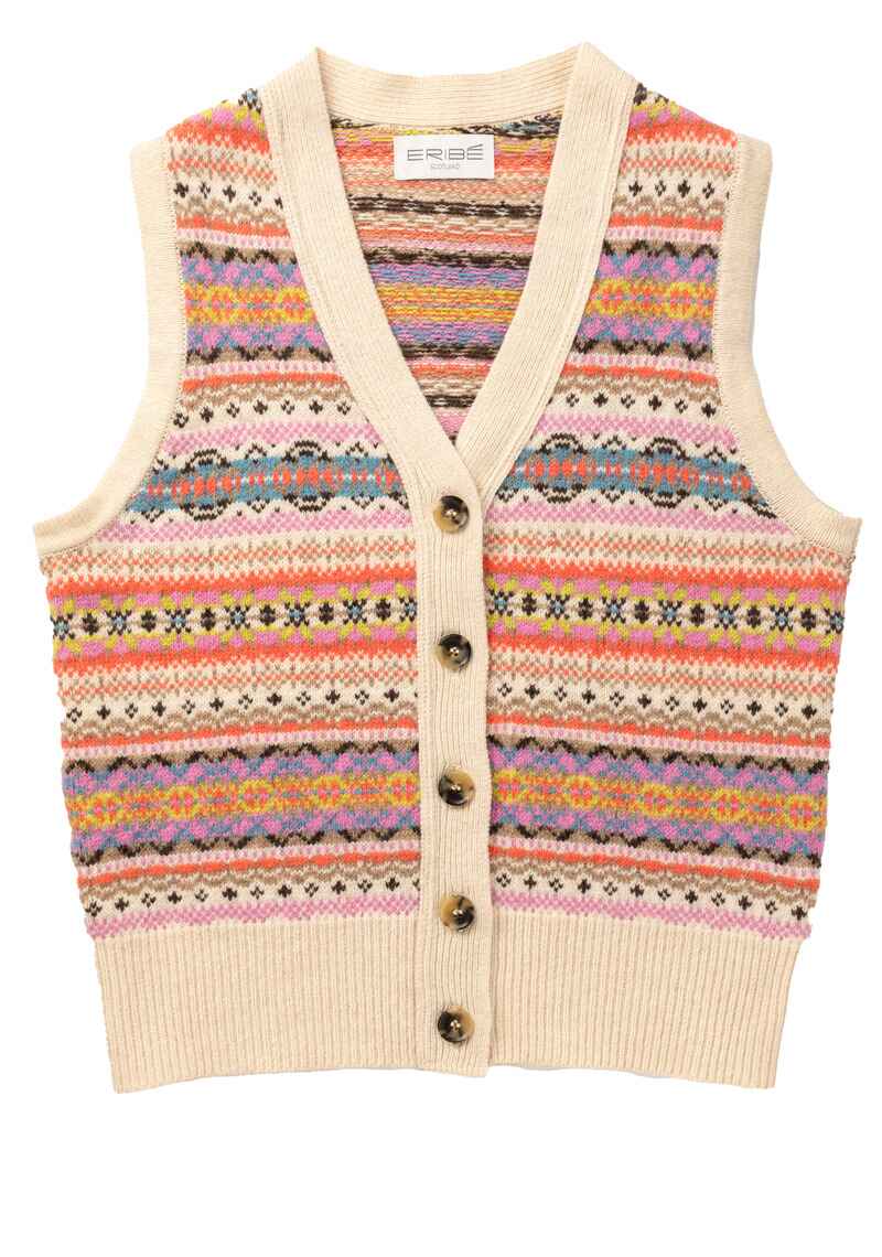 ERIBE Kinross Waistcoat Coral