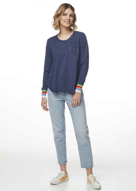 ZAK & PLO Handwork Jumper Denim
