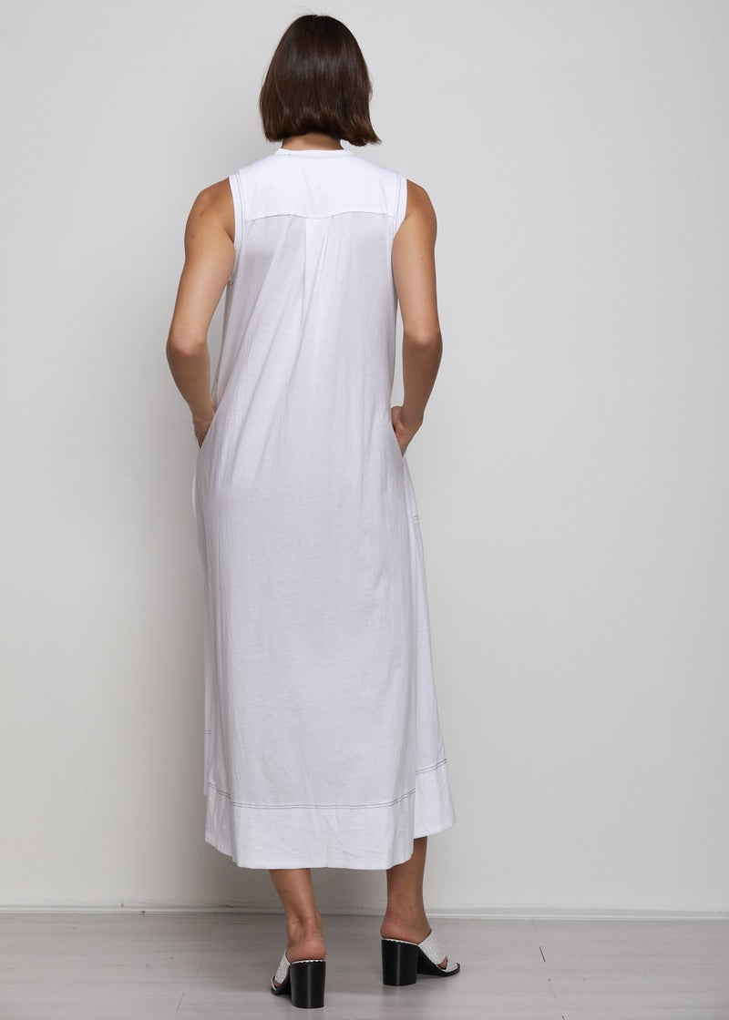 ZAK & PLO Maxi T Dress White