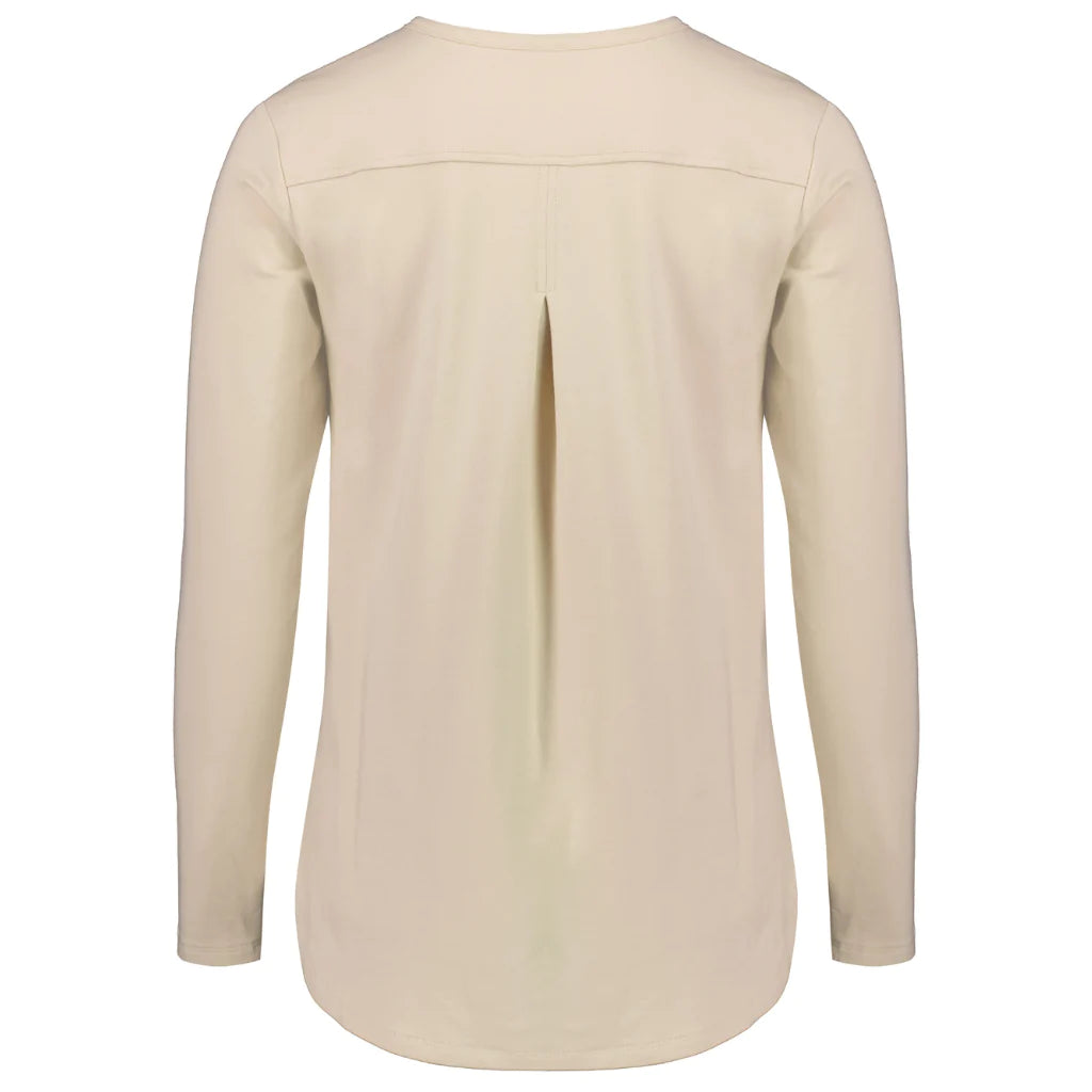 MOKE Cristy Long Sleeve Top Oyster