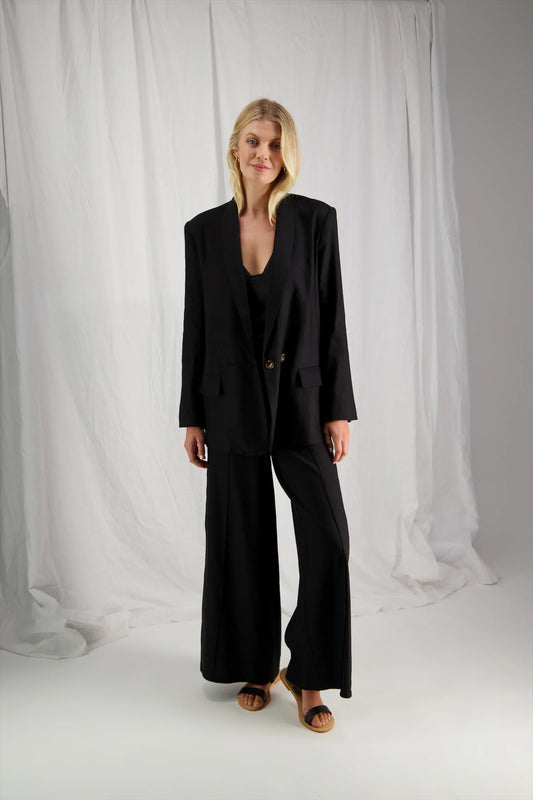 TUESDAY Longline Black Blazer