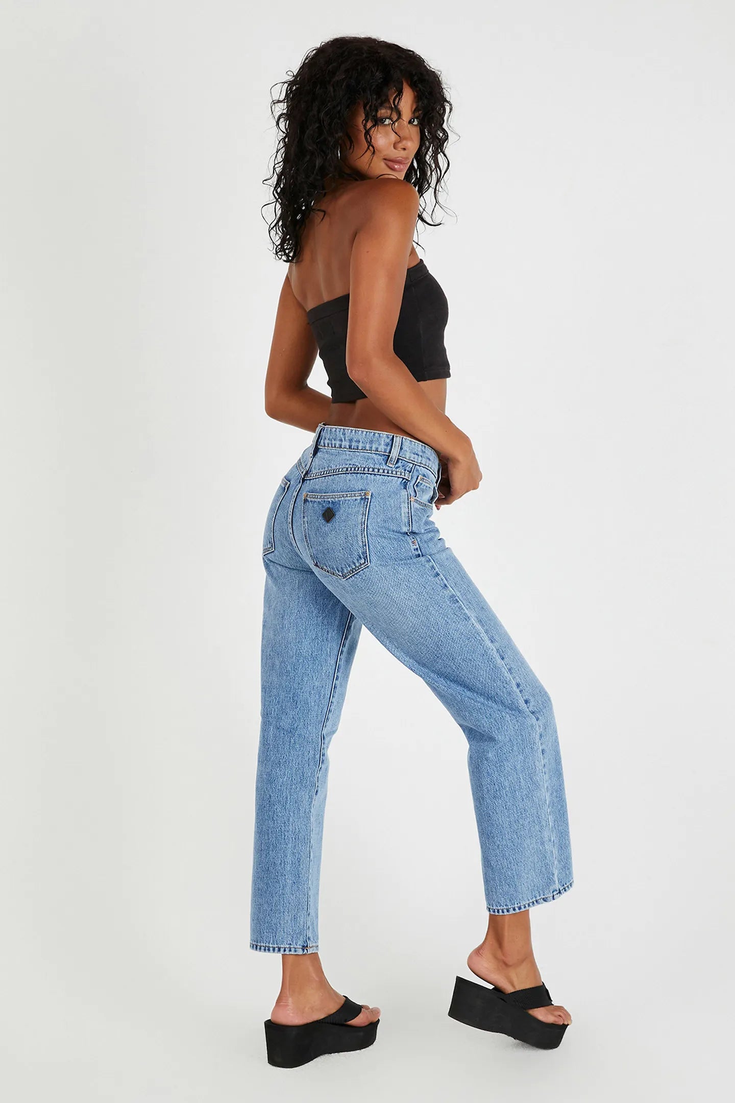 ABRAND 95 Mid Str Scout Jeans Blue