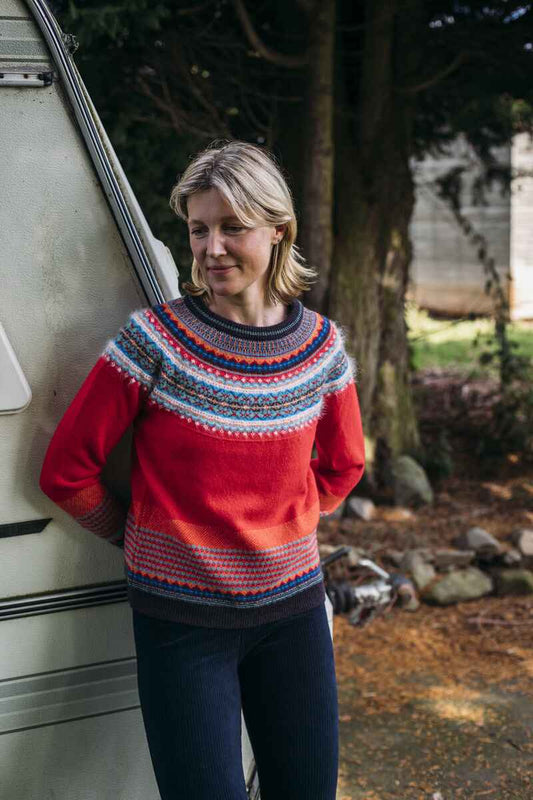 ERIBE Alpine Sweater Crabapple (long)