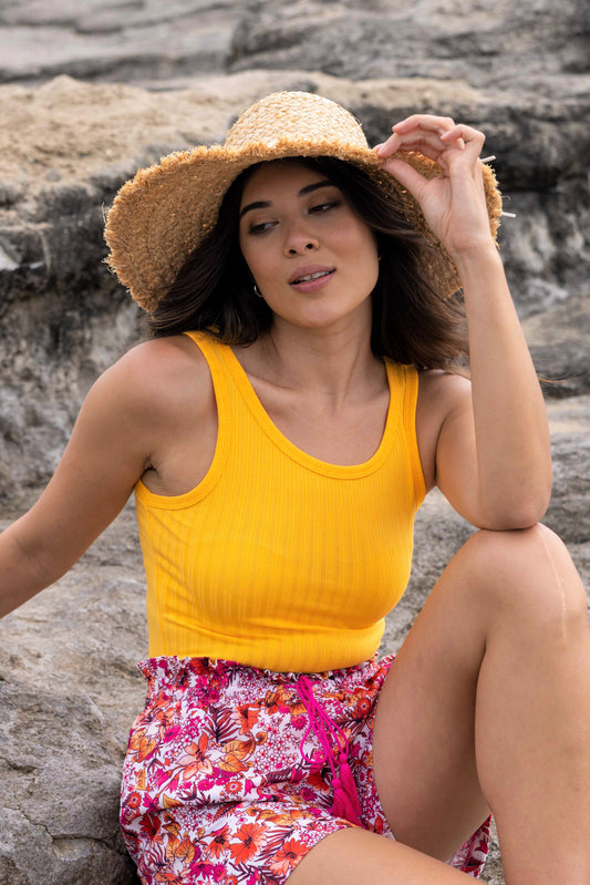 CHARLO Yvonne Singlet Sunshine