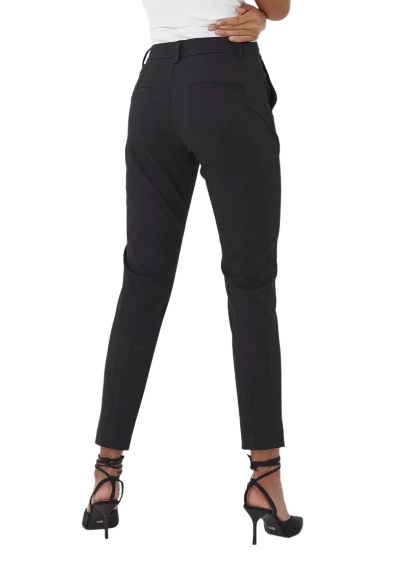 PULZ Bindy H/W Skinny Pants Black