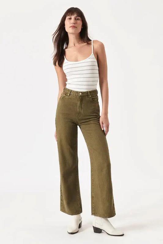 ROLLA'S Heidi HR Stra Jeans Green