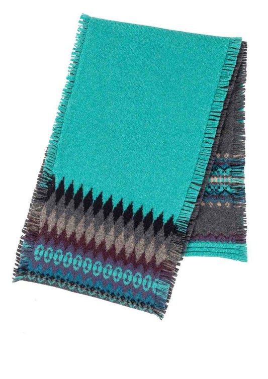 ERIBE Alloa Scarf O'Emerald