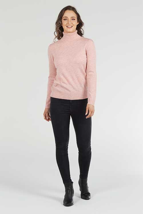 B&L Pullover RollN Pink Clay